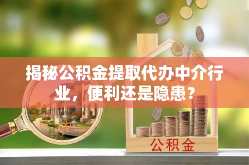 铁西揭秘公积金提取代办中介行业，便利还是隐患？
