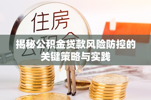铁西揭秘公积金贷款风险防控的关键策略与实践