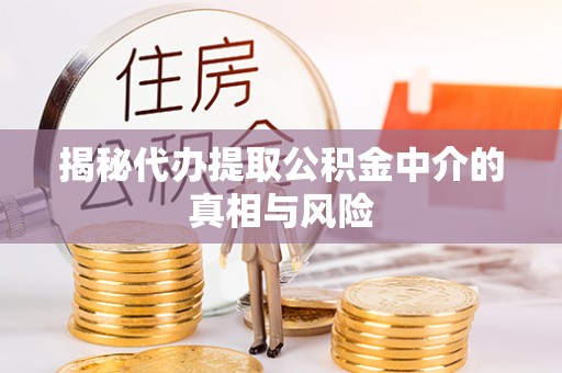 铁西揭秘代办提取公积金中介的真相与风险