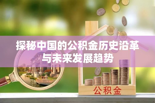 铁西探秘中国的公积金历史沿革与未来发展趋势