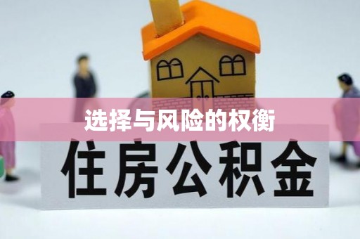 铁西选择与风险的权衡