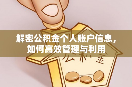 铁西解密公积金个人账户信息，如何高效管理与利用