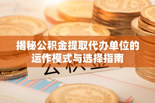 铁西揭秘公积金提取代办单位的运作模式与选择指南